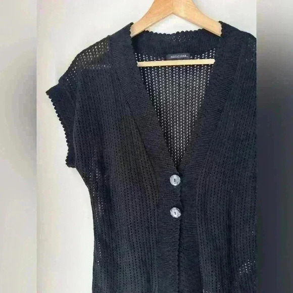 Vintage Notations Womens Knit Button Up Garden Girl Cardigan Cottagecore Small - Picture 3 of 9